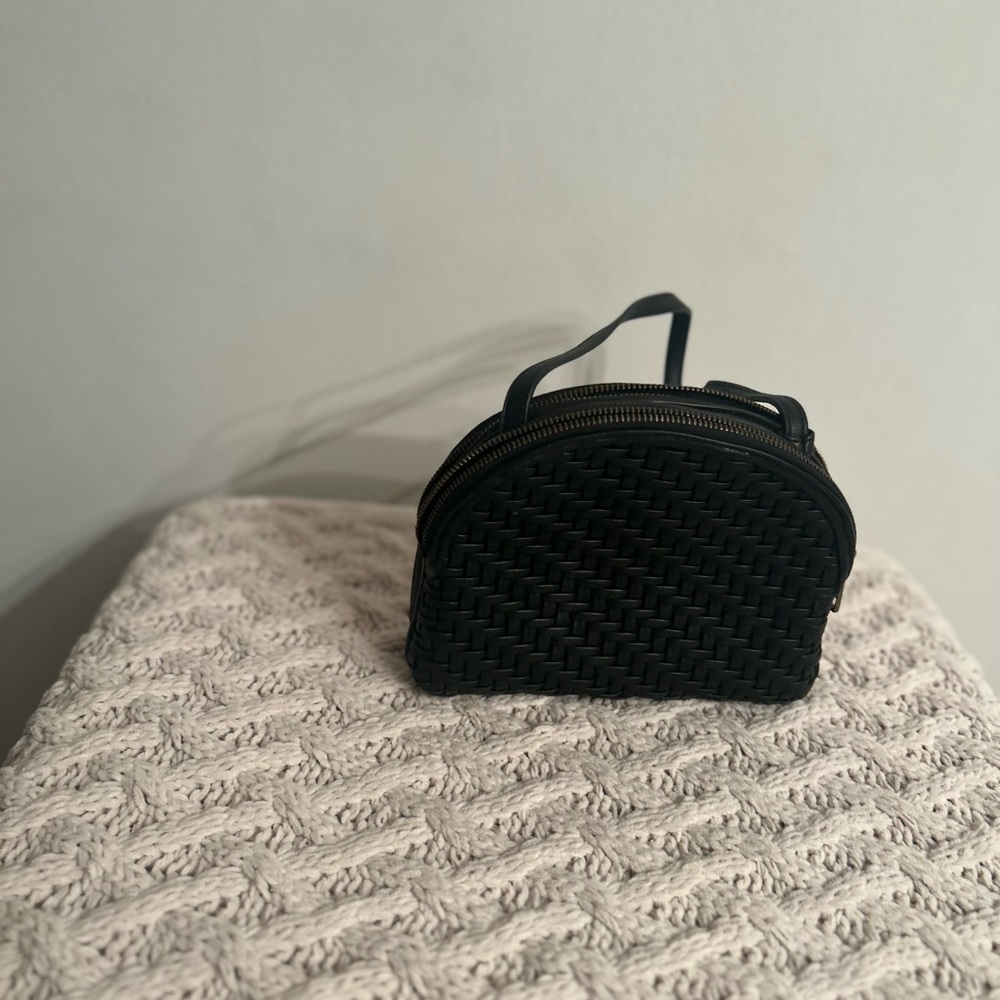 Black Anthropology crossbody handbag
